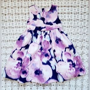 Gymboree purple floral special occasion dress